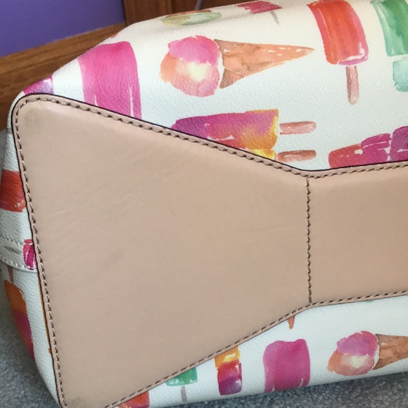 Kate Spade Ice Cream/Popsicle Zip Tote Bag - Picture 4 of 9